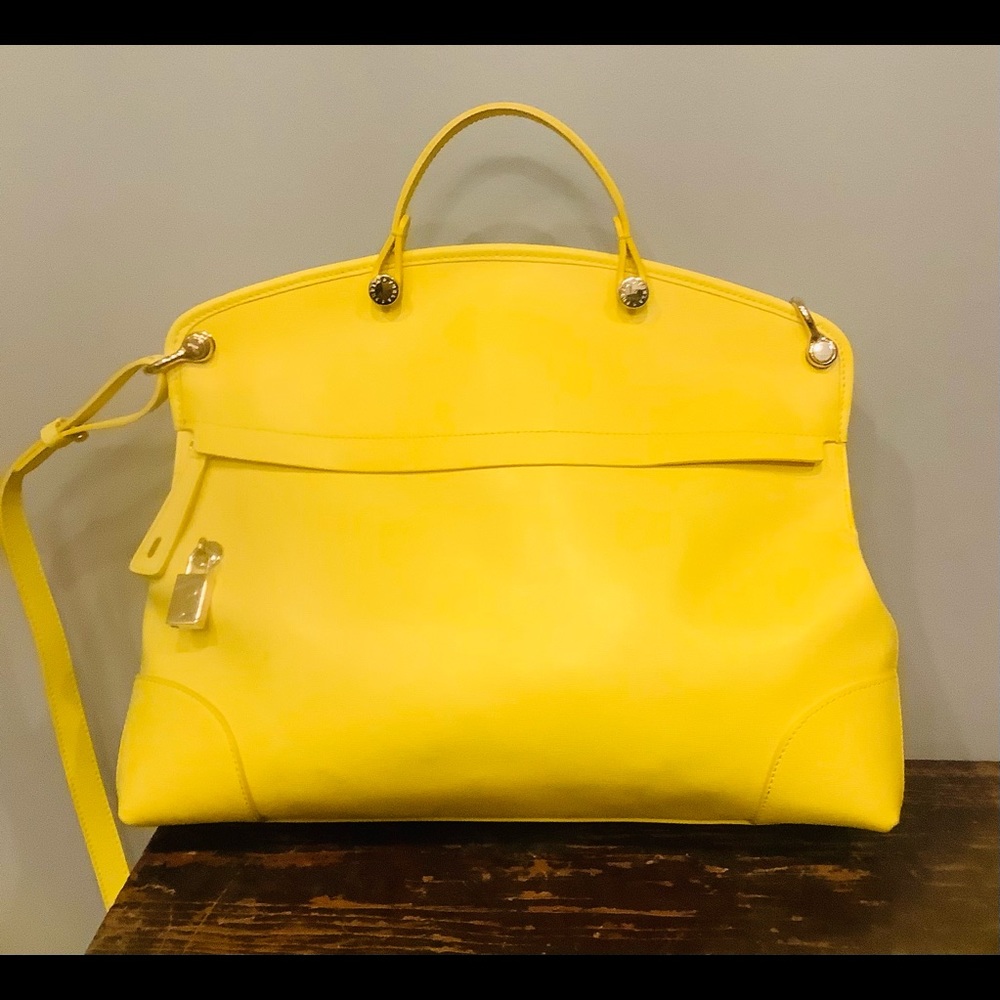 Furla Piper Yellow Large